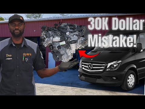Видео: Замена двигателя Mercedes Sprinter, часть 1