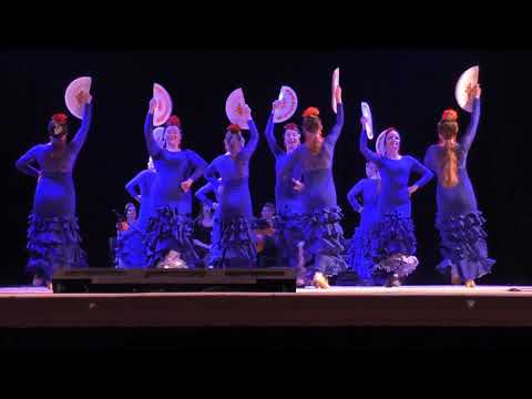 Видео: Фламенко танец с веером Amazing Flamenco Dance Show