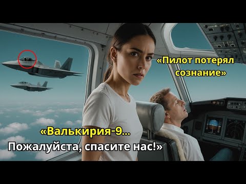 Видео: Она была всего лишь пассажиркой пока пилот не потерял сознание и F-22  обратились к ней по позывному