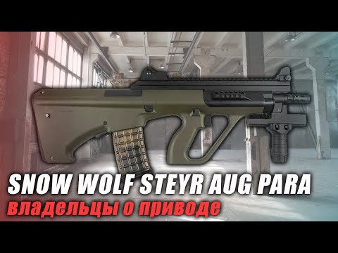 Видео: Мнение владельцев о Snow Wolf Steyr AUG Para SW-020T | обзор