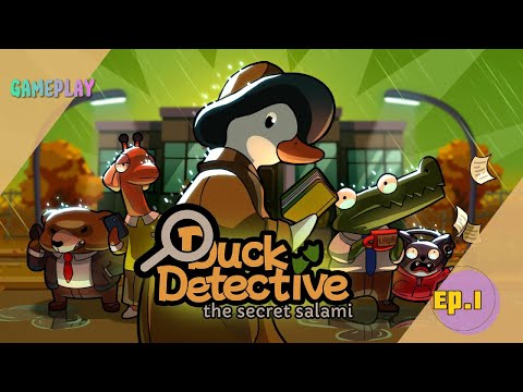 Видео: Утка может провести расследование 🦆Эпизод 1 | Детектив-утка - Прохождение игры "Секретная салями"
