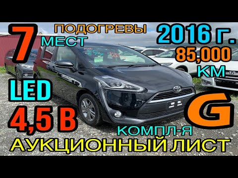 Видео: Toyota Sienta NSP170, 2016 год, 1.5 Передний привод, комплектация «G», 4,5 балла✅