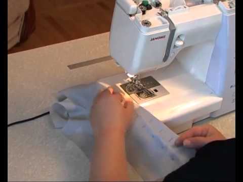 Видео: Обработка подкладки. Часть 1.