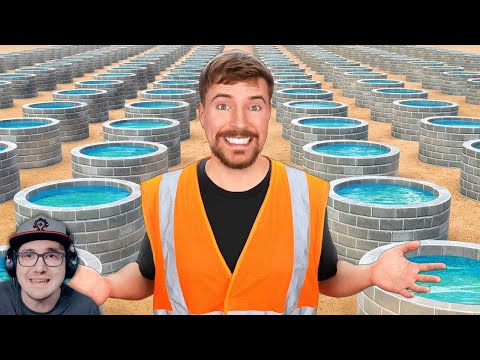 Видео: MrBeast ► Я Построил 100 Скважин в Африке ( Мр Бист ) | Реакция