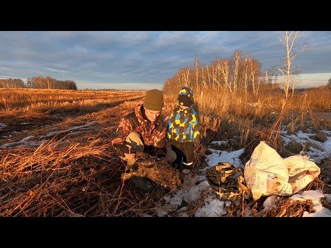 Видео: ПРОВЕРКА КАПКАНОВ С СЫНОМ.ОХОТА НА БОБРА.