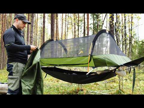 Видео: НОЧЬ В ТАЙГЕ С ГАМАКОМ И СОБАКАМИ / СОБРАЛ ЯГОДЫ
