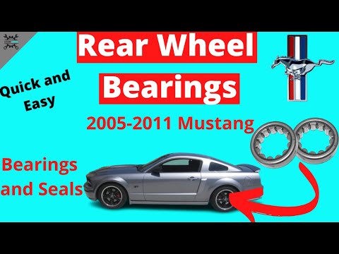 Видео: Как заменить подшипники и сальники задних колес на Mustang GT 2005-2011 (S197)