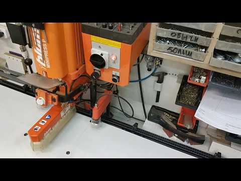 Видео: Что может Блюм минипрес п . Сверлильно-присадочный станок Blum minipress P