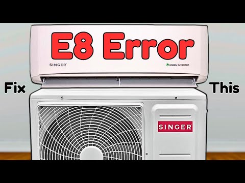 Видео: Как исправить ошибку E8 в кондиционере Singer Mini Split