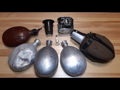 Видео: Краткий обзор копаных фляг солдат Вермахта.