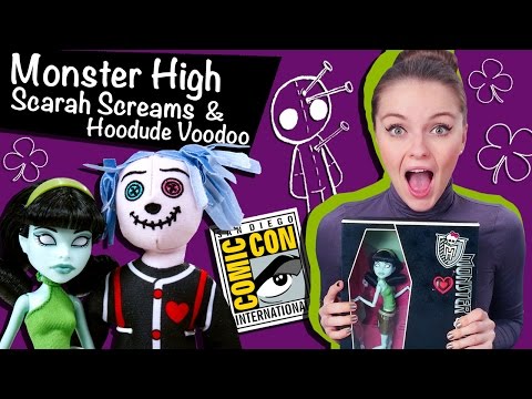 Видео: Scarah Screams & Hoodude Voodoo Comic Con (Скара Скримс и Худу Вуду Комик Кон) Monster High, X0590