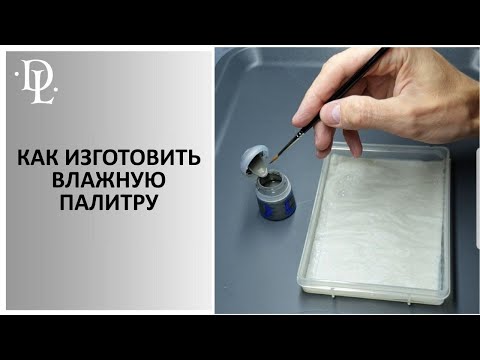 Видео: Как изготовить влажную палитру