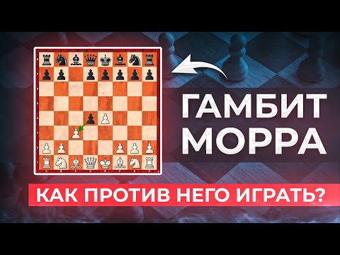 Видео: Гамбит Морра в Сицилианской защите. Как против него играть.