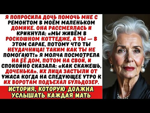 Видео: Дочь заорала: «Ты живёшь в сарае, потому что ты — ничтожество!» Но она не знала, что я...