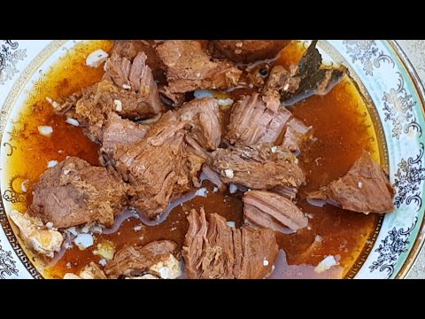 Видео: Тушёнка из говядины по- таджикски по Советскому ГОСТУ!!!