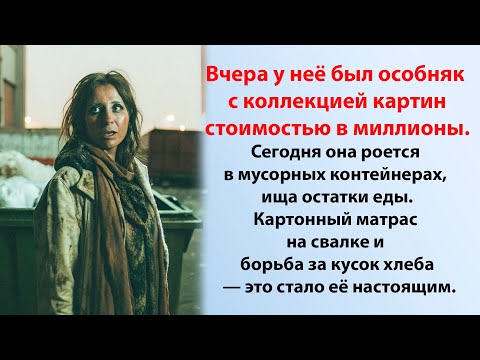 Видео: Из владелицы художественной галереи она превратилась в бездомную за одну ночь.