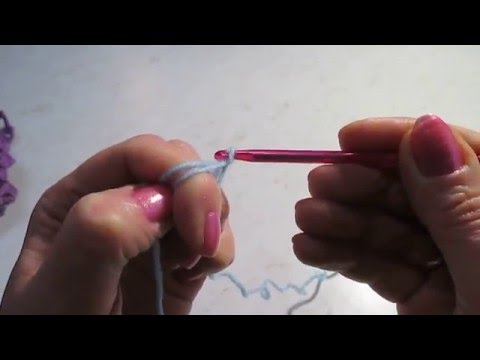 Видео: Скользящая петля (вязание крючком). Sliding loop (crochet).