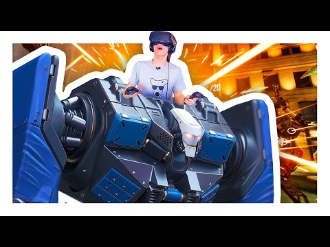 Видео: ВЕРХОМ НА ГИГАНТСКОМ РОБОТЕ В VR! | Robo Recall