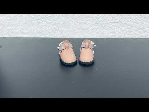 Видео: Сандалии для куклы без колодки + строим выкройку | Обувь для куклы | doll shoes