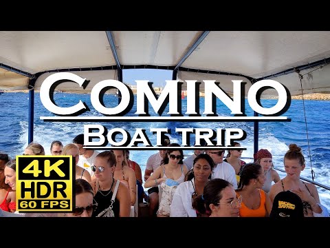 Видео: Голубая лагуна Комино, Мальта, в формате 4K HDR UHD Dolby Atmos 💖 морская прогулка на паромах Комино
