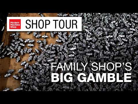 Видео: Почему этот семейный магазин делает ставку на швейцарские станки с ЧПУ | Обзор магазина