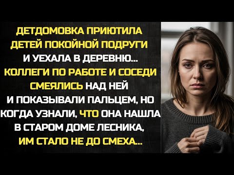 Видео: Детдомовка приютила детей покойной подруги и уехала в глушь. Все смеялись, но когда узнали...