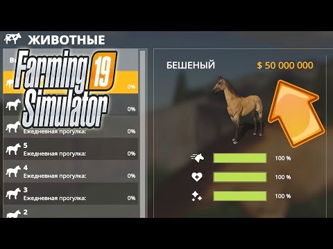 Видео: МАКСИМАЛЬНАЯ СТОИМОСТЬ ЛОШАДИ В FARMING SIMULATOR 19