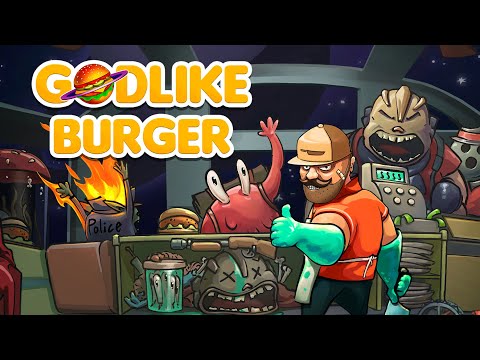 Видео: Эпическая кафешка - Godlike Burger - Первый взгляд
