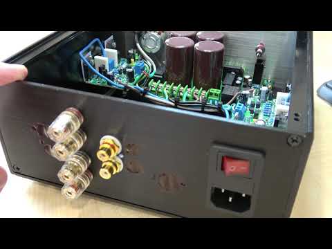 Видео: Усилитель для настольного монитора. Часть 1. Основан на клонах Naim NAP250. Мощность 50 Вт на 8 Ом.