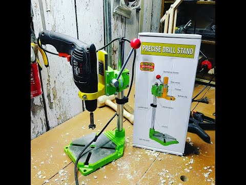 Видео: Купил себе отличную стойку для дрели. Первое впечатление.