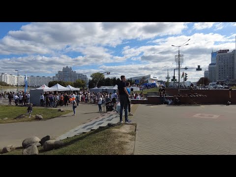 Видео: Минск прогулка по городу праздник города