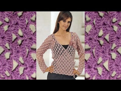 Видео: Узор для летнего жакета