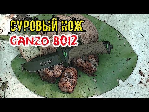 Видео: Он спасёт твою шкуру! Нож Ganzo 8012 для настоящих мужиков