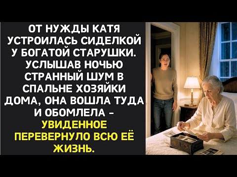 Видео: От нужды Катя устроилась сиделкой у богатой старушки  А войдя ночью в спальню хозяйки   обомлела