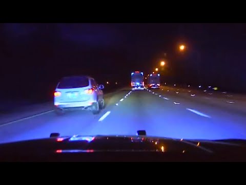 Видео: Преступник оказался в канале после того, как опередил FHP в погоне!