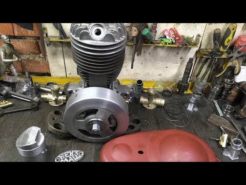 Видео: Сделал новый двигатель для мотоцикла Л-300 Красный Октябрь