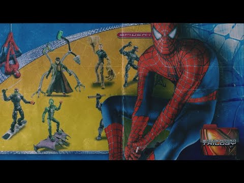 Видео: РЕТРОСПЕКТИВА ЧЕЛОВЕК ПАУК ТРИЛОГИЯ 2008 - Все Фигурки Hasbro Spider Man Trilogy 2008