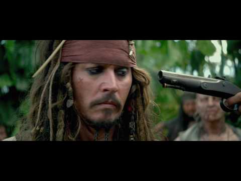 Видео: Черная Борода просит Джека прыгнуть с обрыва. HD