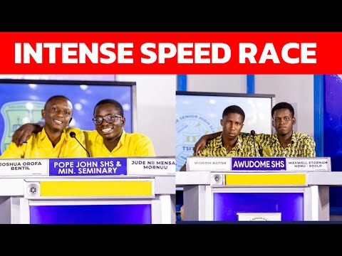 Видео: 😭🔥Интенсивная ГОНКА НА СКОРОСТЬ от Btn POJOSS и Awudome SHS | #NSMQ2025