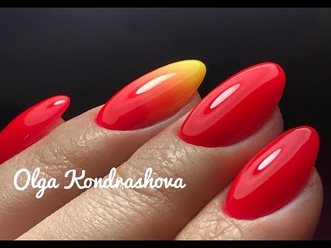 Видео: Укрепление ногтей акрилатиком/летний яркий маникюр 💅🏼