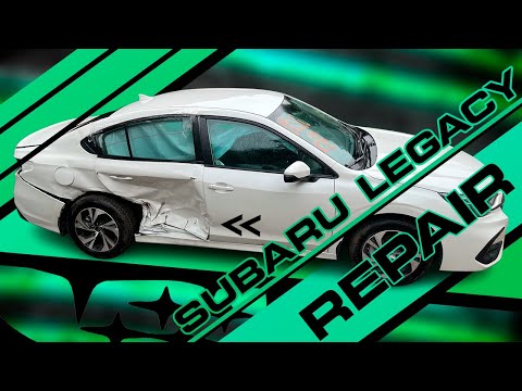 Видео: Subaru Legacy 2022. Body rebuilding. Ремонт кузова.