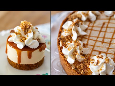 Видео: Карамельный Чизкейк без выпекания, без желатина | Caramel – Dulce de Leche Cheesecake