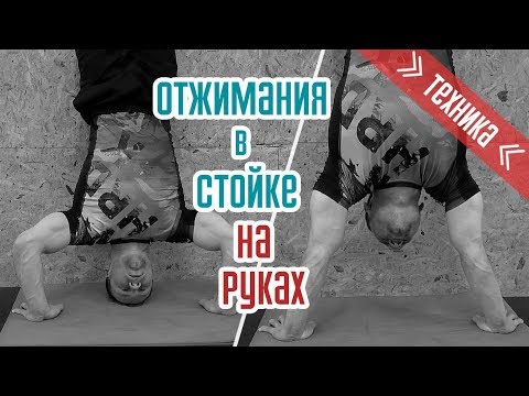 Видео: Отжимания в стойке на руках! Разбор техники!