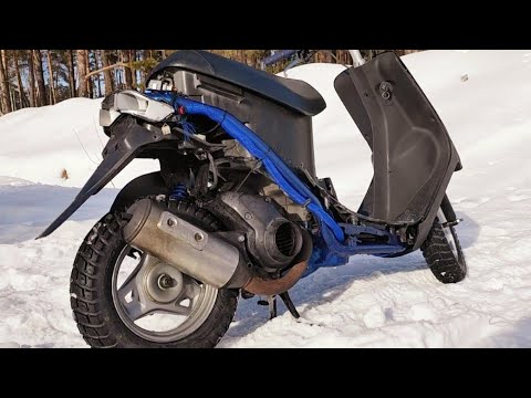 Видео: Honda Dio глушитель V8 Первые впечатления