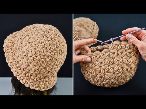 Видео: Простая вязаная крючком шляпа-ведро Miarti🧶