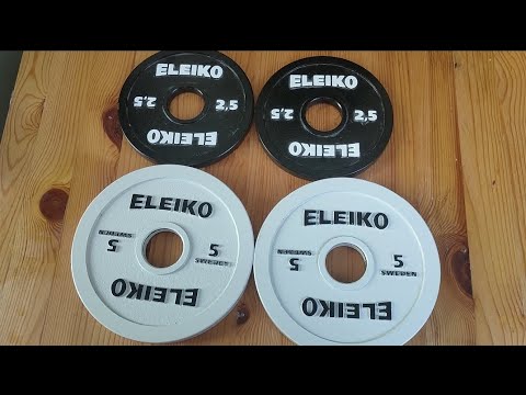 Видео: Обзор соревновательных блинов ELEIKO Eleiko