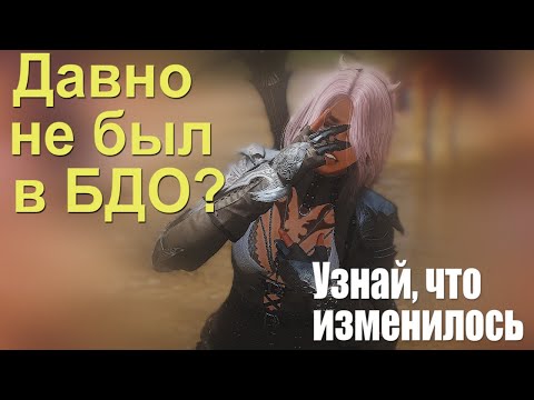 Видео: Давно не заходил в BDO? Узнай , что изменилось в игре