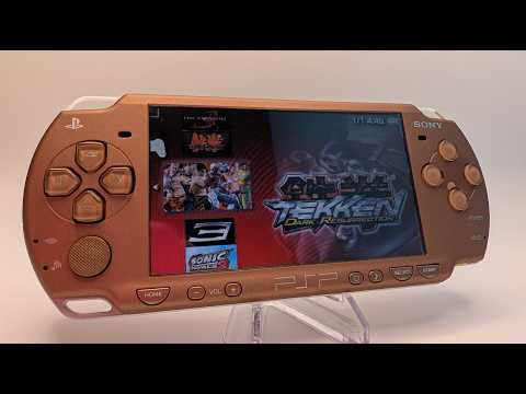 Видео: Sony PSP 2000 (Matte Bronze) №58. Обзор лота (демонстрация работы)