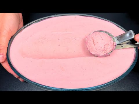 Видео: Только молоко и клубника! Лучшее итальянское мороженое за 10 минут! Десерт без выпечки!