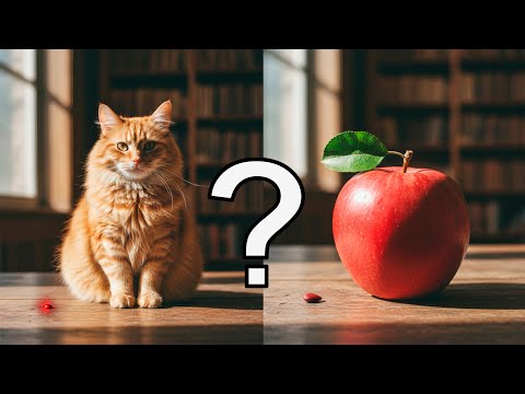 Видео: Забавный диалог 12 лет назад ИЛИ что общего между кошкой и яблоком?